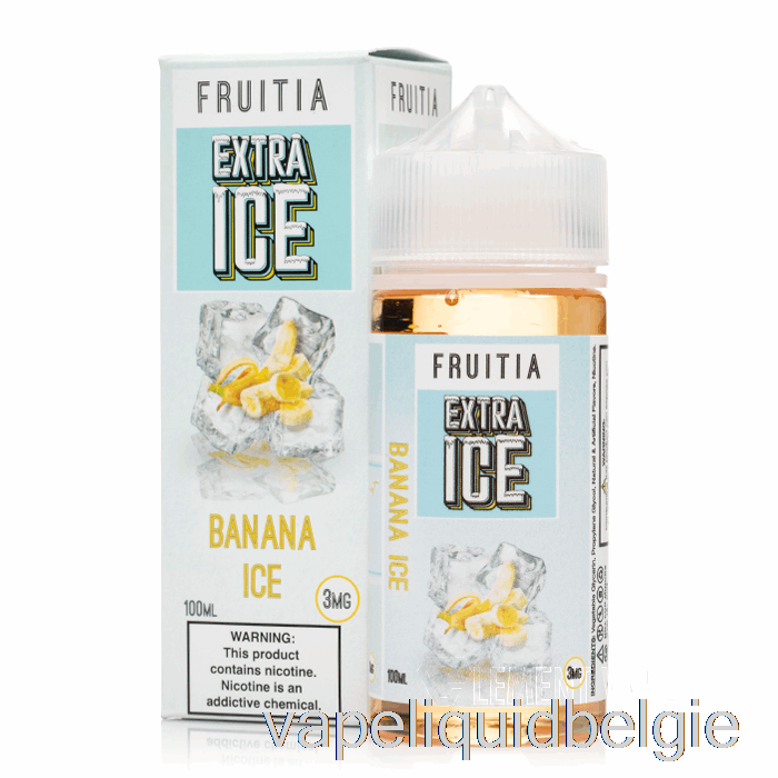 Vape België Bananenijs - Extra Ijs - Fruitia - 100ml 0mg